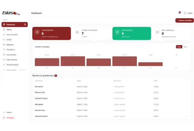 Eskes Transport App